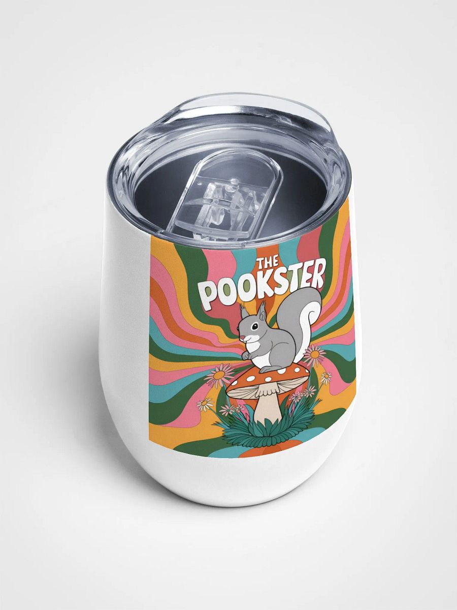 Psychedelic Squirrel Wine Tumbler product image (4)