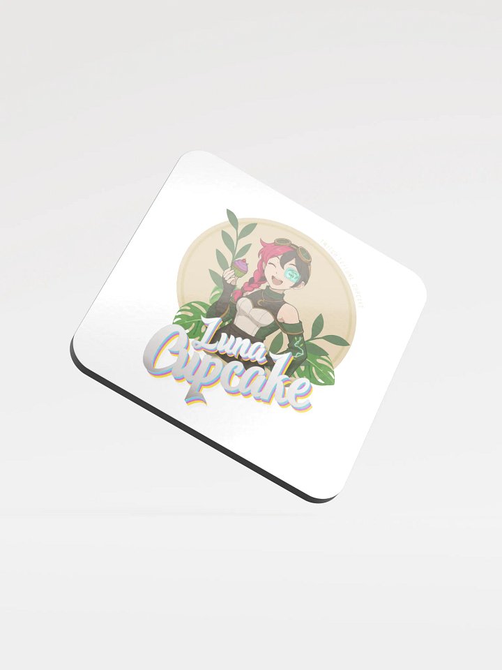Luna's Solarpunk Cupcake Coaster product image (1)
