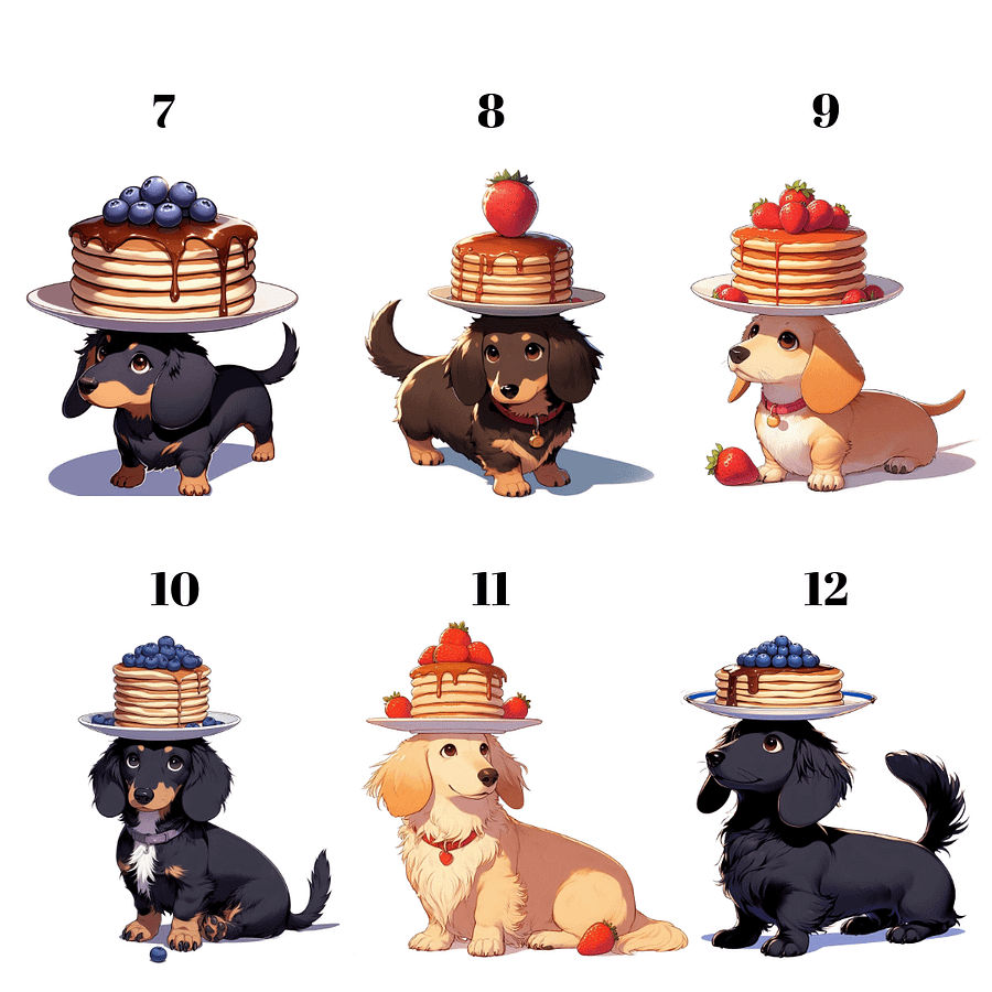 Personalized Sausage Dogs and Pancakes Coloured Mug product image (8)
