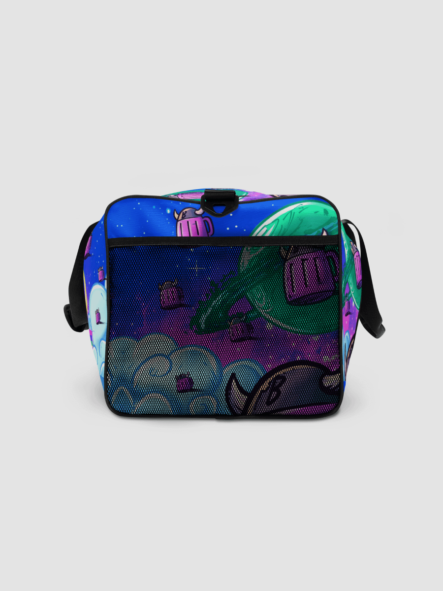 Flying Bumkin in viking war canoe All-Over Print Duffle Bag product image (6)