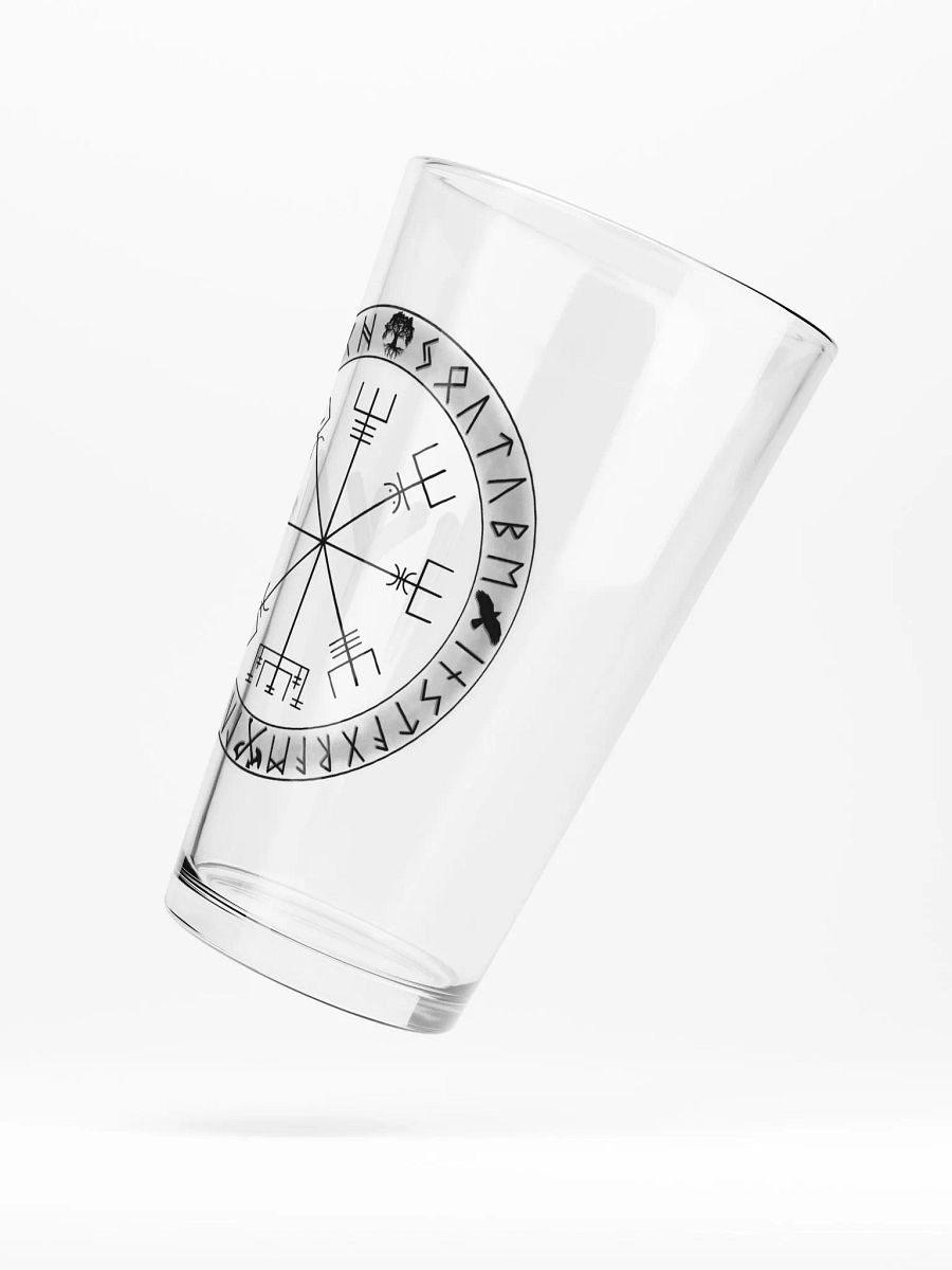 Nordische Runen Vegvísir | Trinkglas product image (5)