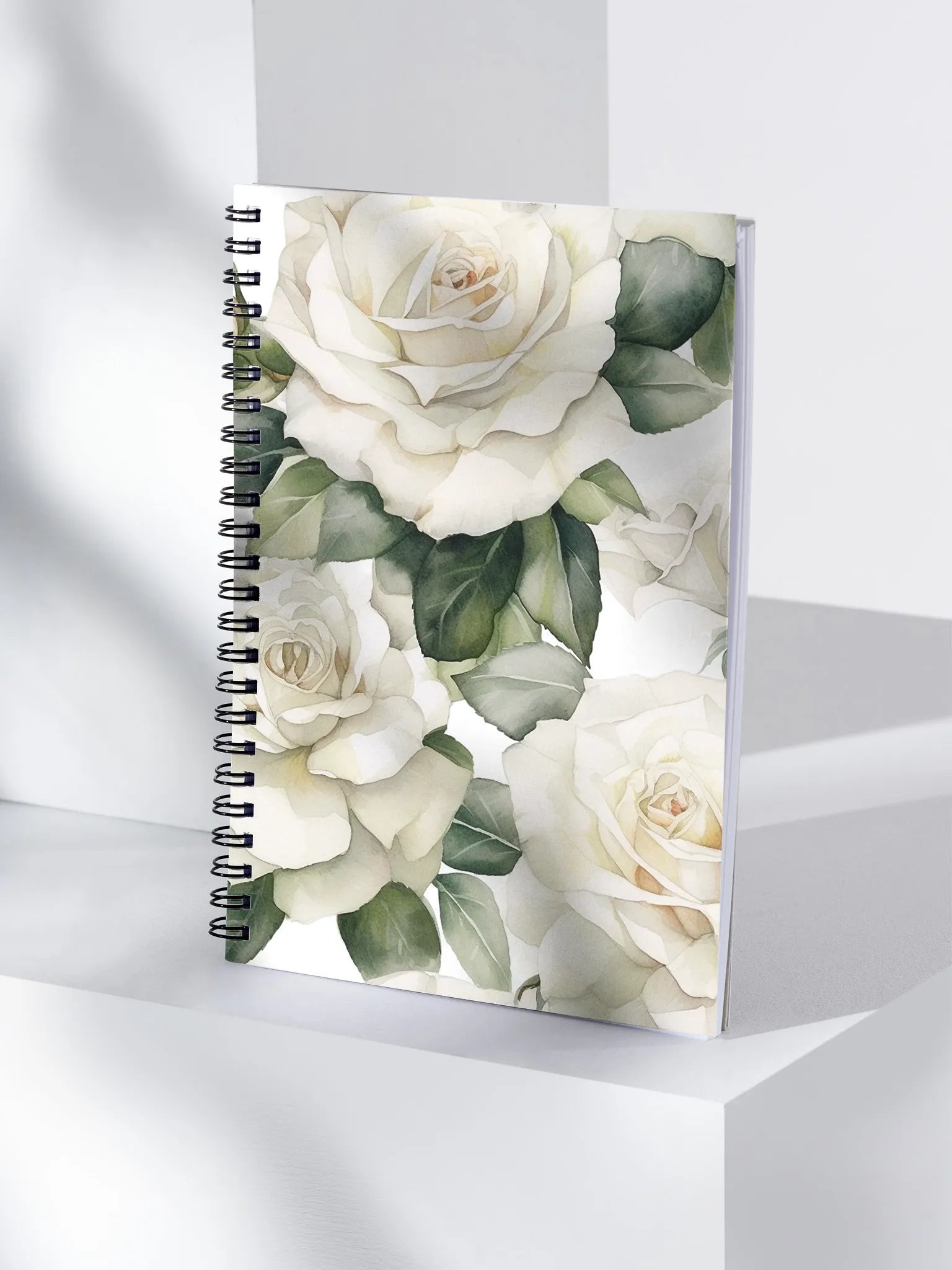 Elegant Rose Spiral Notebook product image (4)