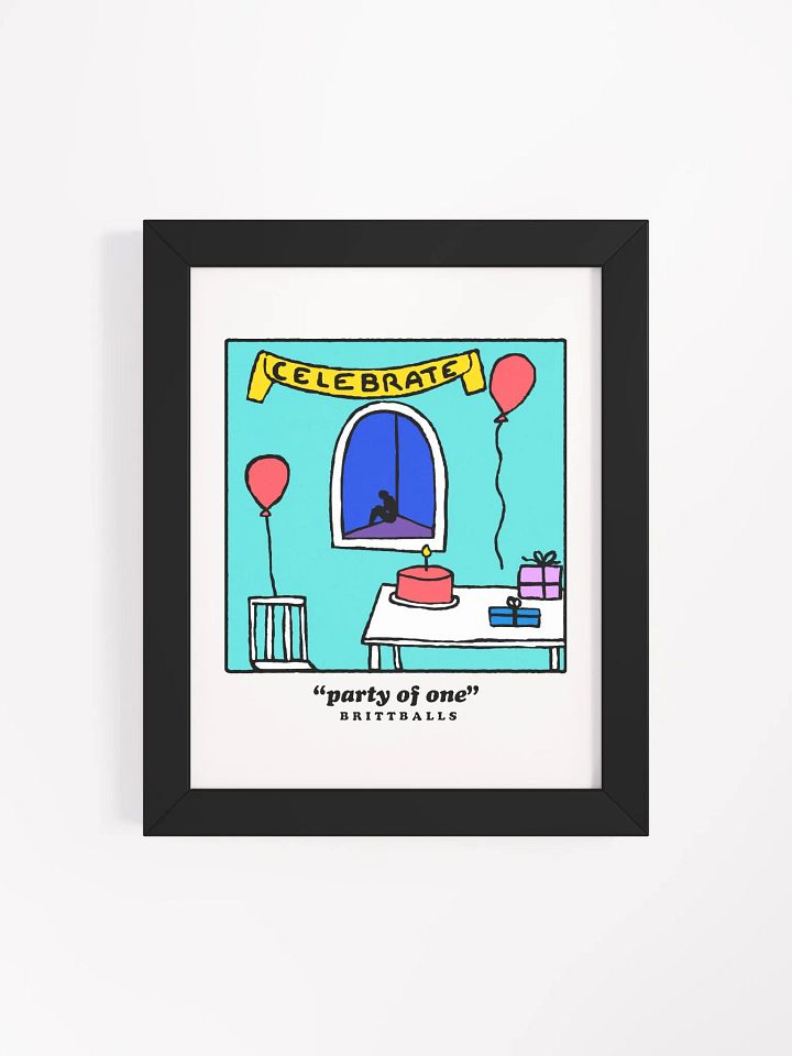 party of one - Framed Poster product image (1)