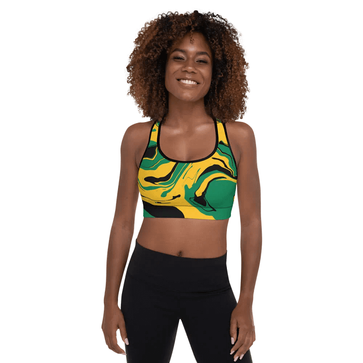 Swirl Sensation Padded Sports Bra product image (2)