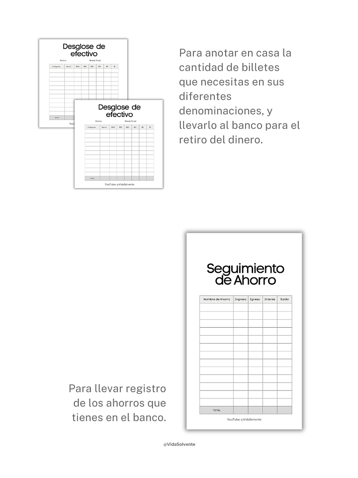 NUEVA - Planilla de presupuesto mensual (Finanzas Personales) + BONUS product image (2)