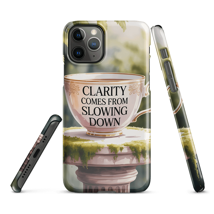 Slowing Down Human Design Projector iPhone Case product image (1)