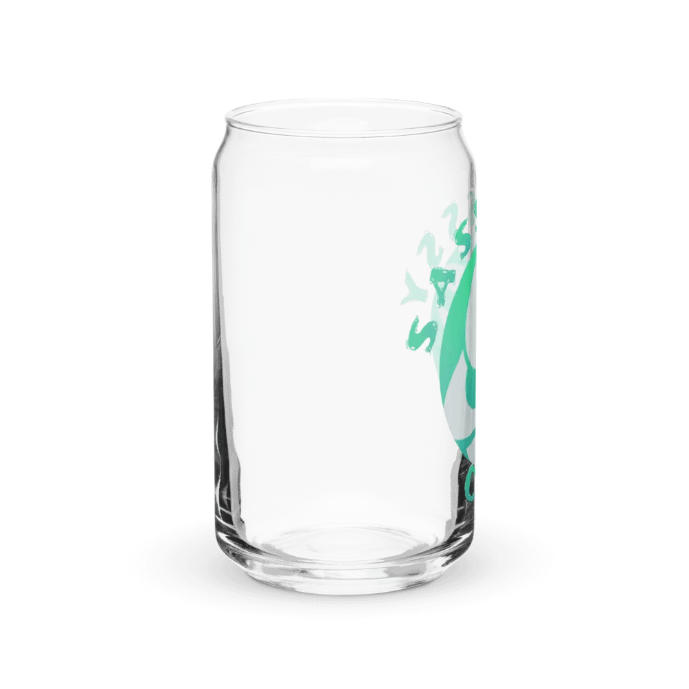 SasssssyCatt's Logo in Green 2025 on Can Shaped Glass product image (8)