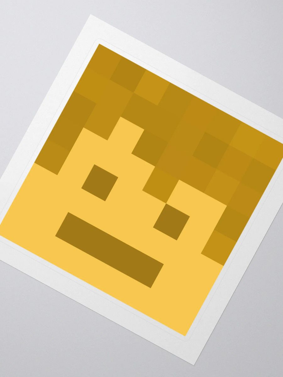 Golden UnderMyCap Sticker product image (2)