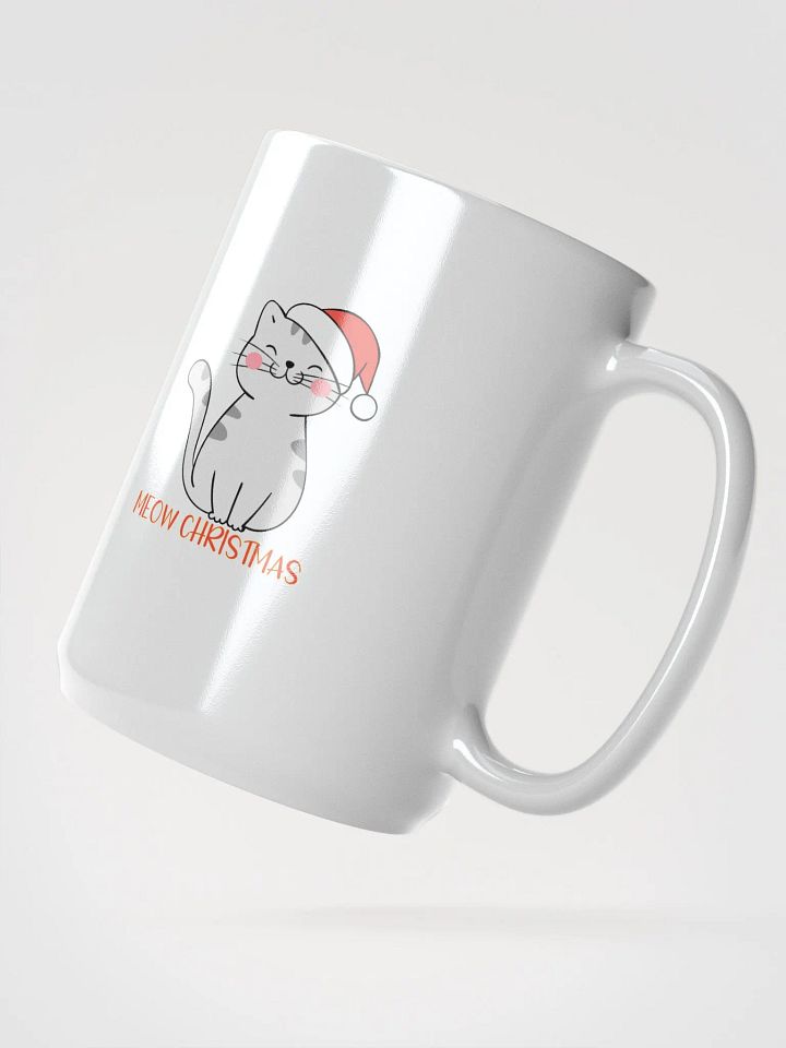 Meow Christmas White Glossy Mug product image (2)
