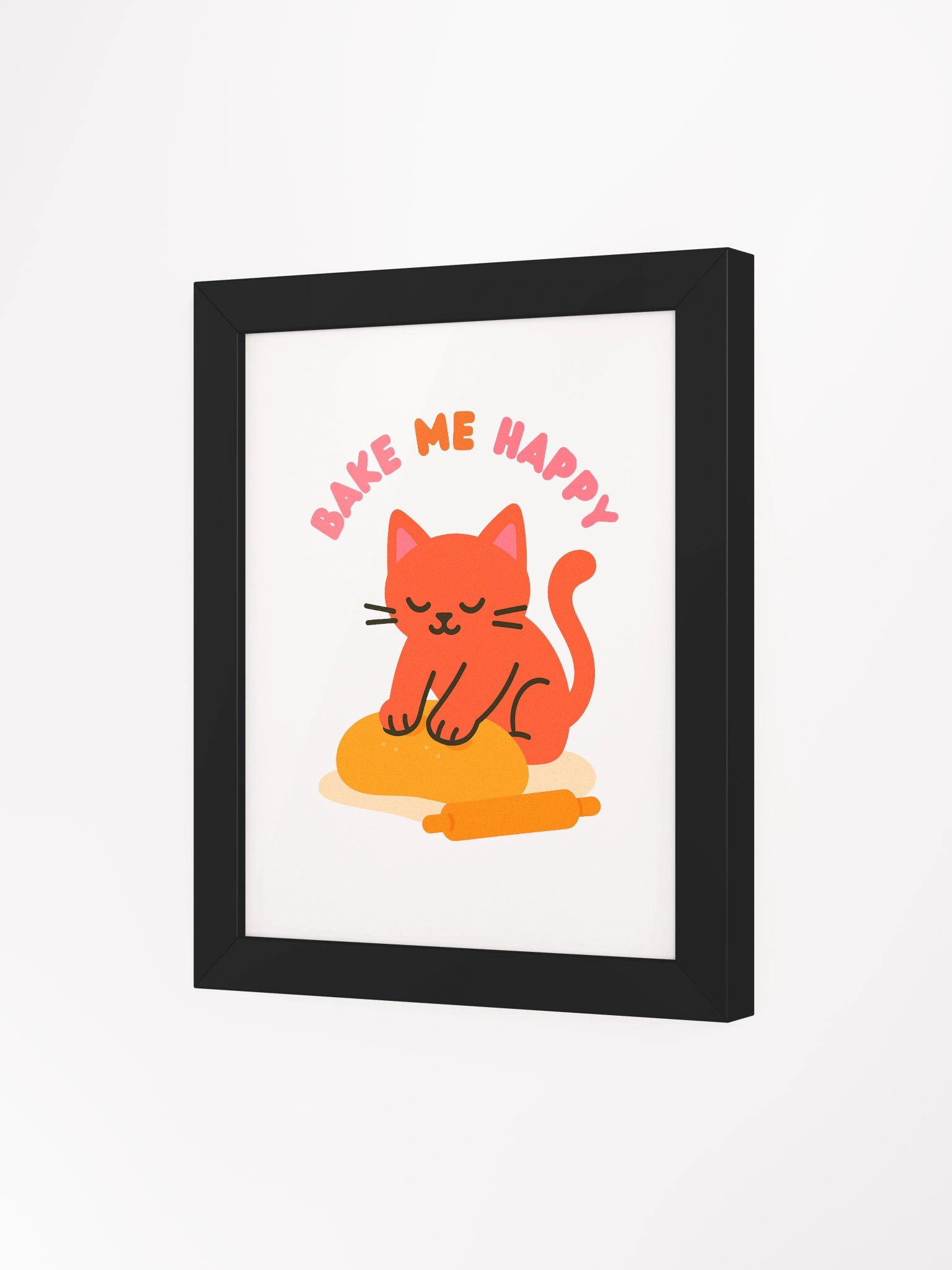Bake Me Happy Framed Artwork - Pawcasso Collection product image (33)
