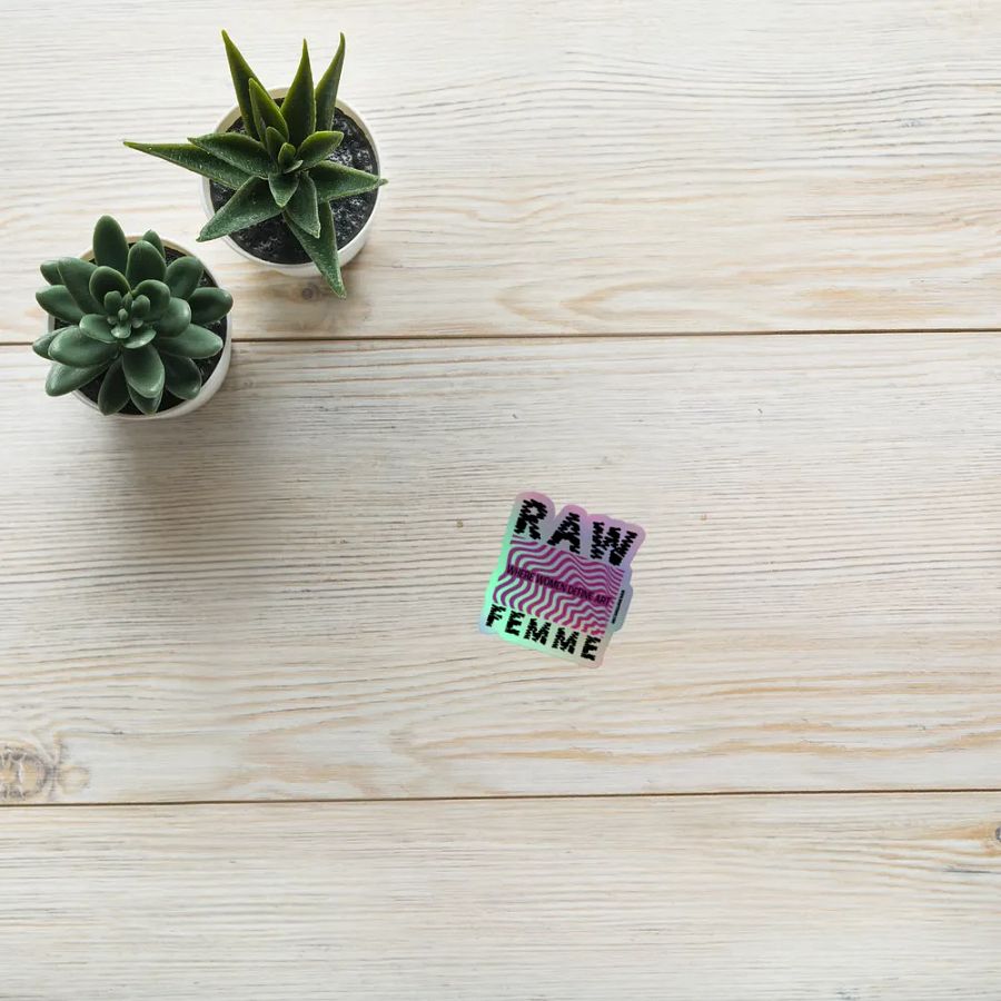 Kiss-Cut Holographic Stickers: Where Women Define Art product image (10)