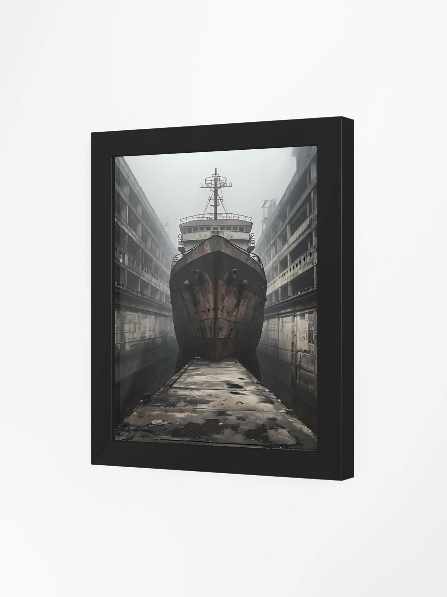 Moody Docked Ship Framed Poster product image (4)