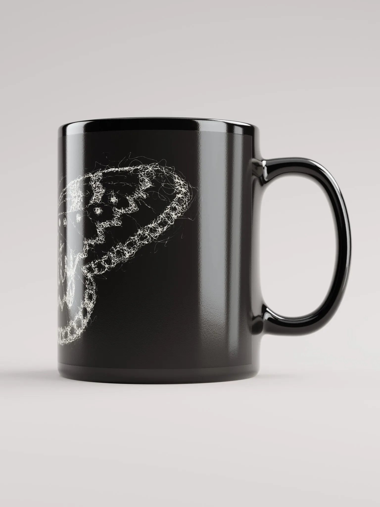 Reality Moth Black Mug product image (4)