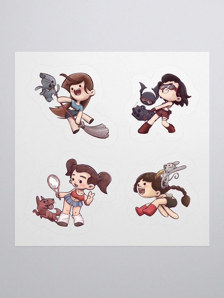 She & Her Pet | Kiss Cut Stickers product image (3)