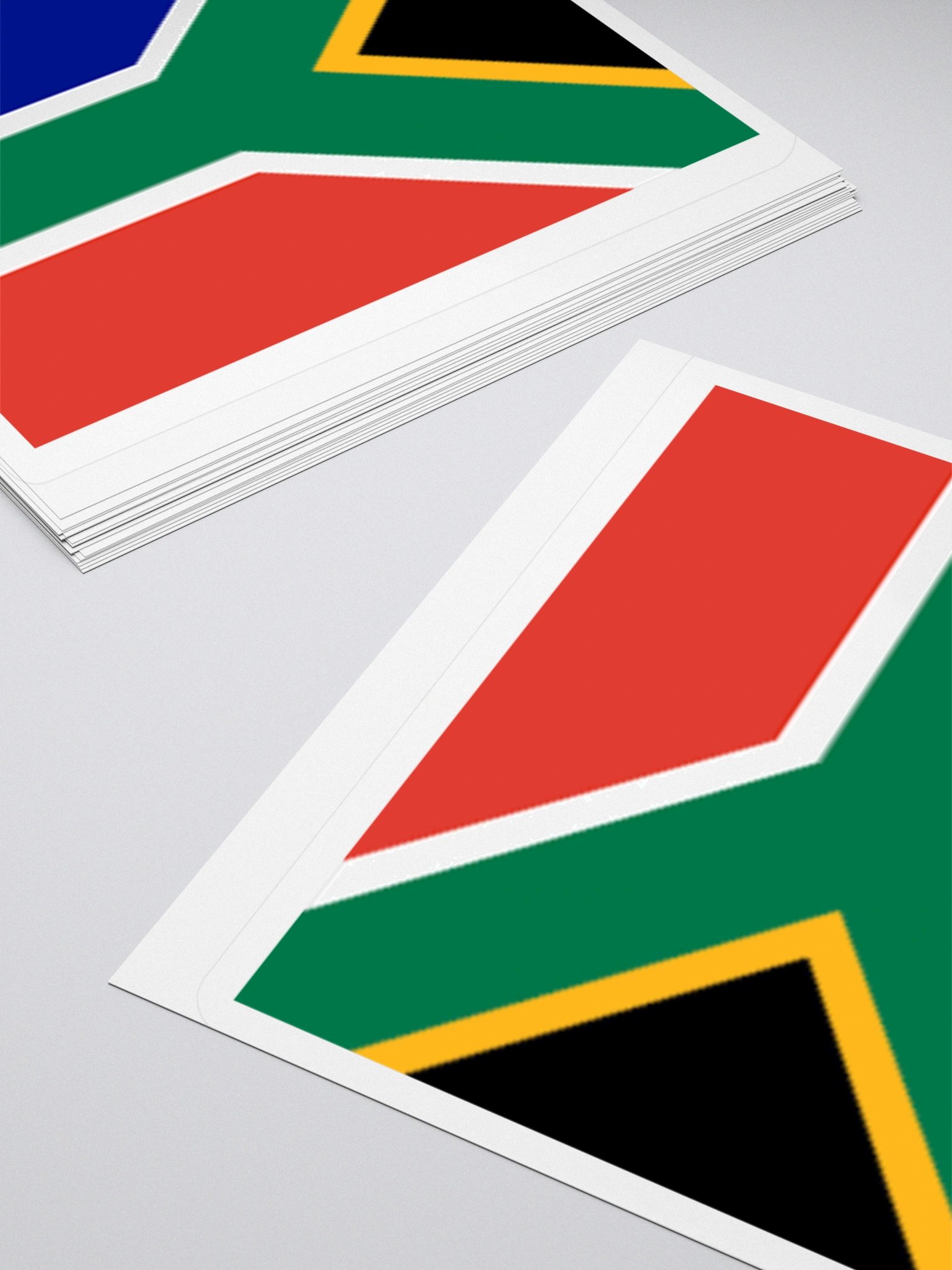 Exclusive South Africa Flag Kiss-Cut Stickers - High-Quality Vinyl, Multiple Sizes product image (10)