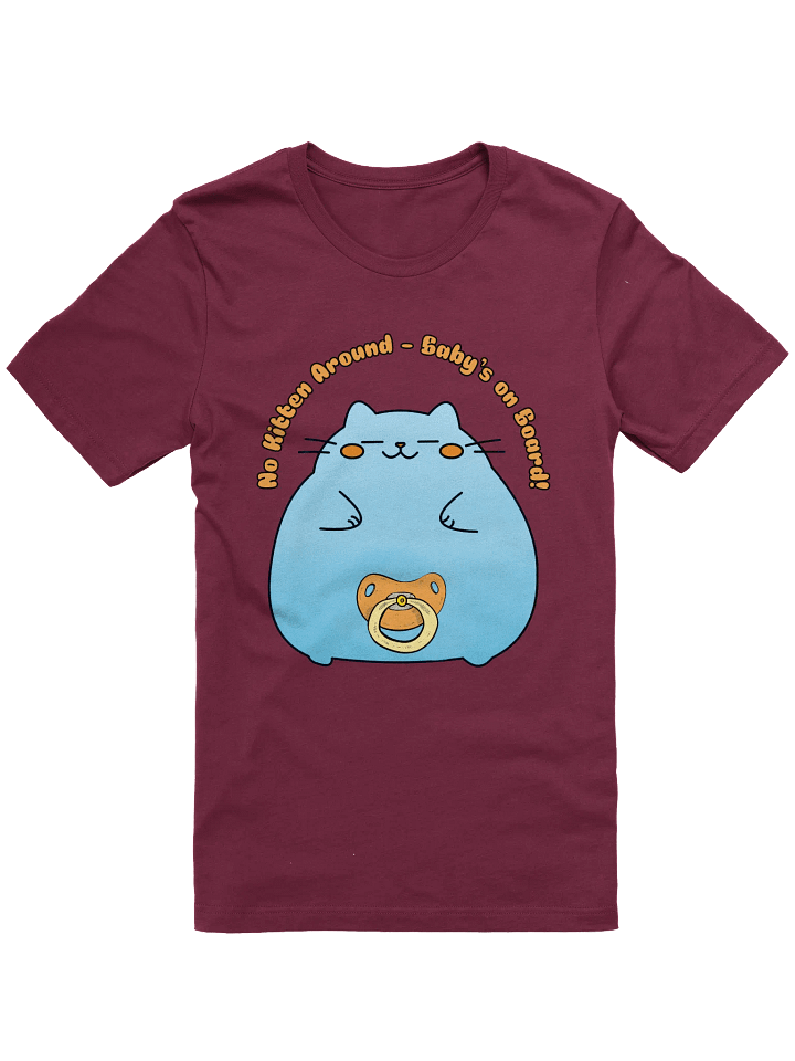 Funny Cat Pregnancy Announcement Unisex Tee - 'No Kitten Around, Baby's on Board' Maternity Shirt, Gender Reveal Party, Mom to Be Gift, Baby product image (6)