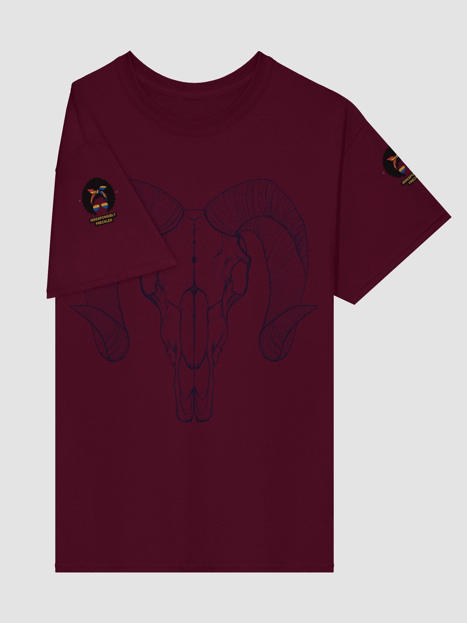 Mr. Goatman Skull Graphic Tee product image (32)