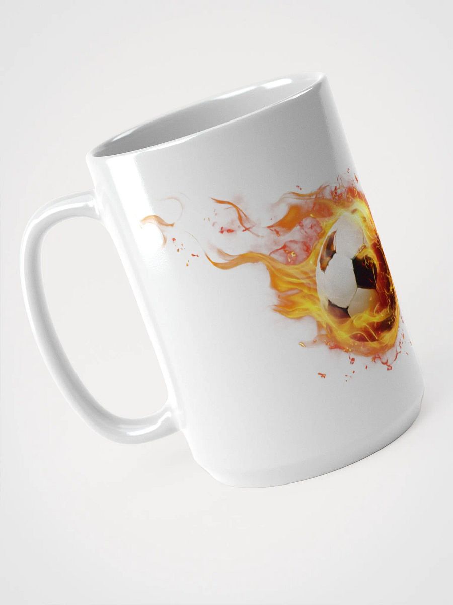 Flaming Soccer Power Mug product image (3)