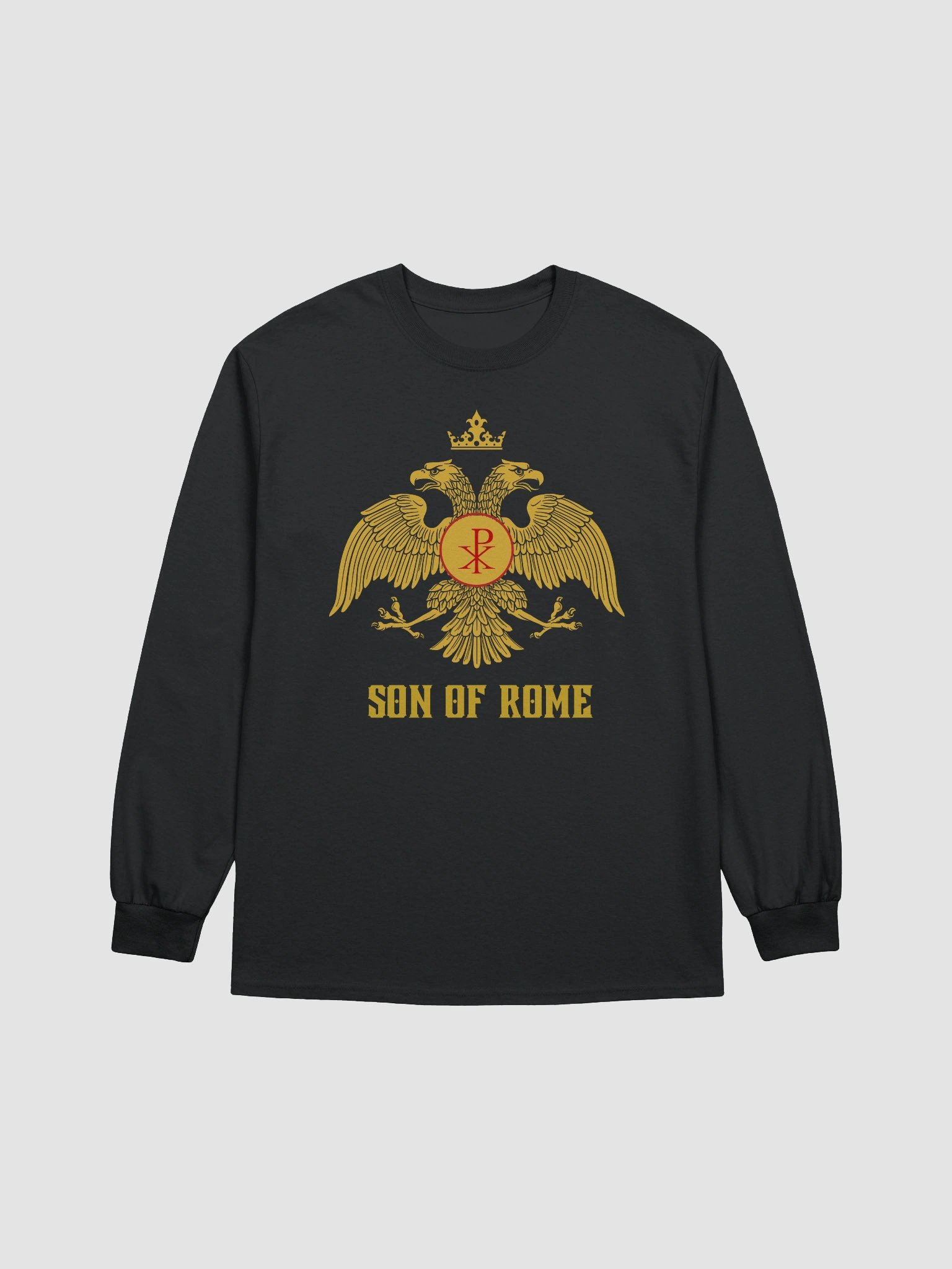 Byzantine roman eagle front tier Long Sleeve T-Shirt product image (2)