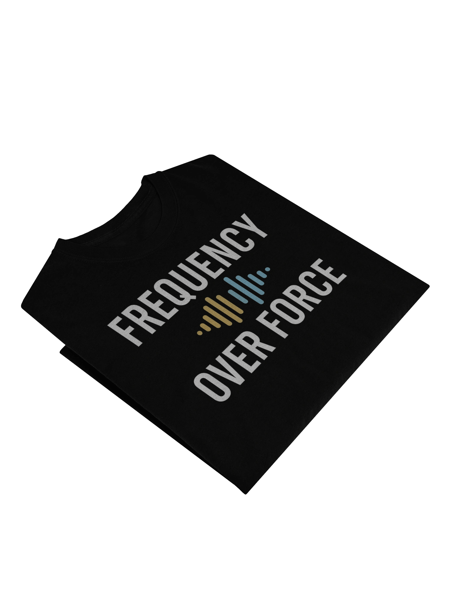 Men’s Long Sleeve Tee – “Frequency Over Force product image (22)