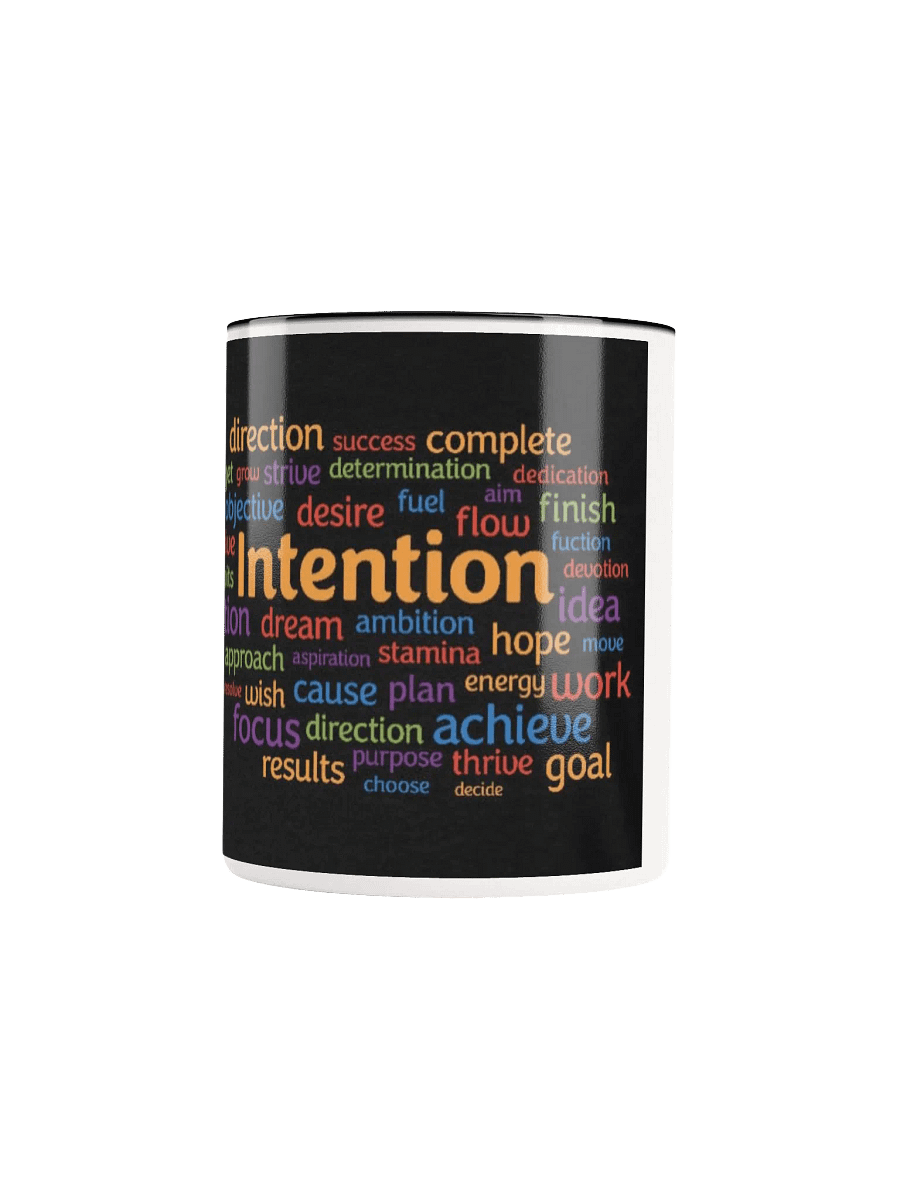 Intention Word Cloud Mug product image (9)