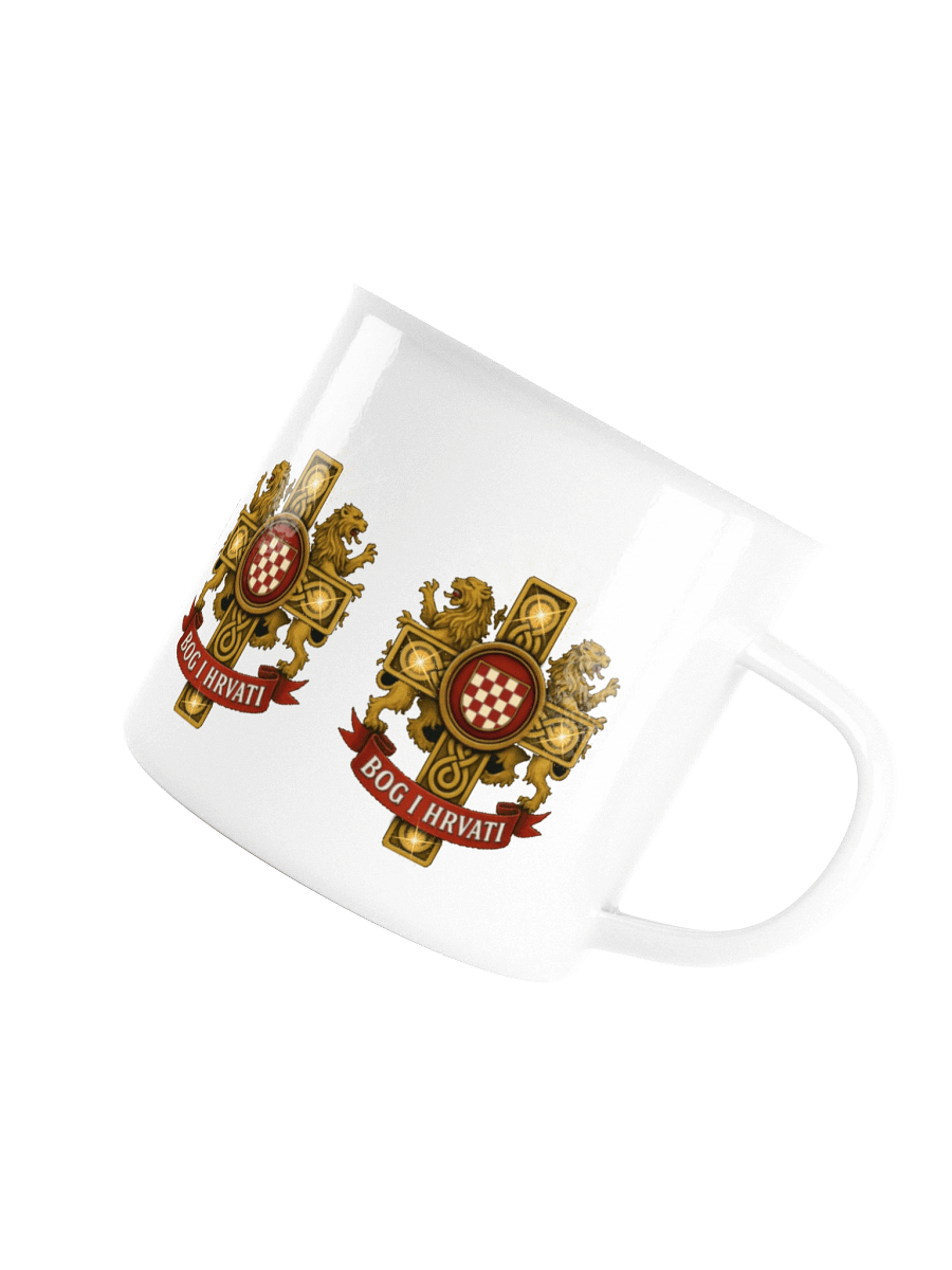 Royal Crest Enamel Mug product image (5)