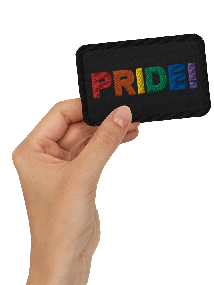 Rainbow Pride Embroidered Patch product image (3)
