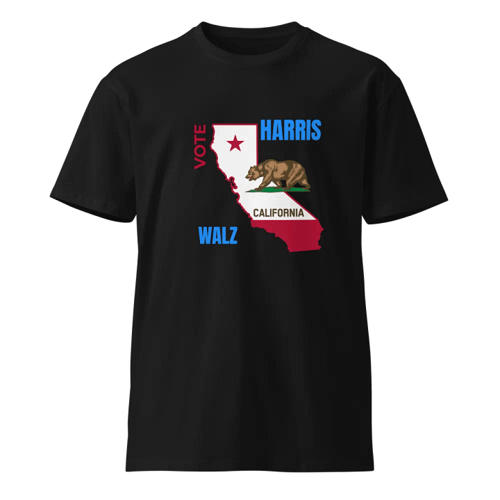 Vote CA HARRIS WALZ Unisex TShirt product image (1)