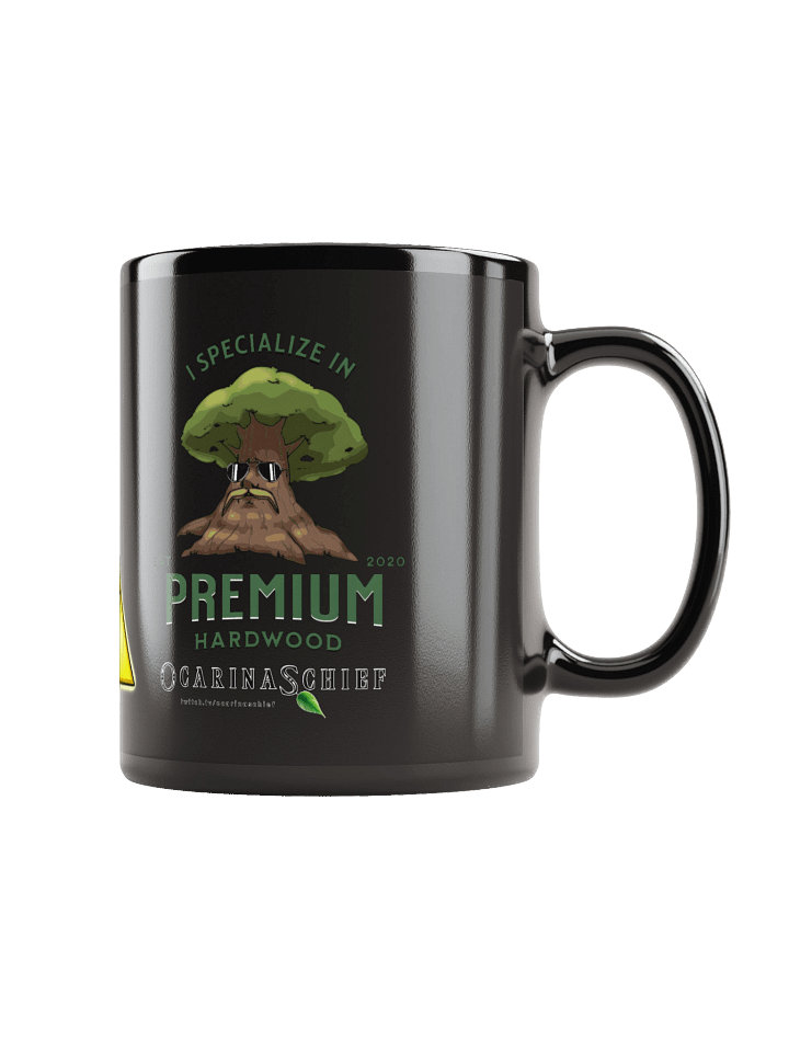 Premium Hardwood Black Glossy Mug product image (1)