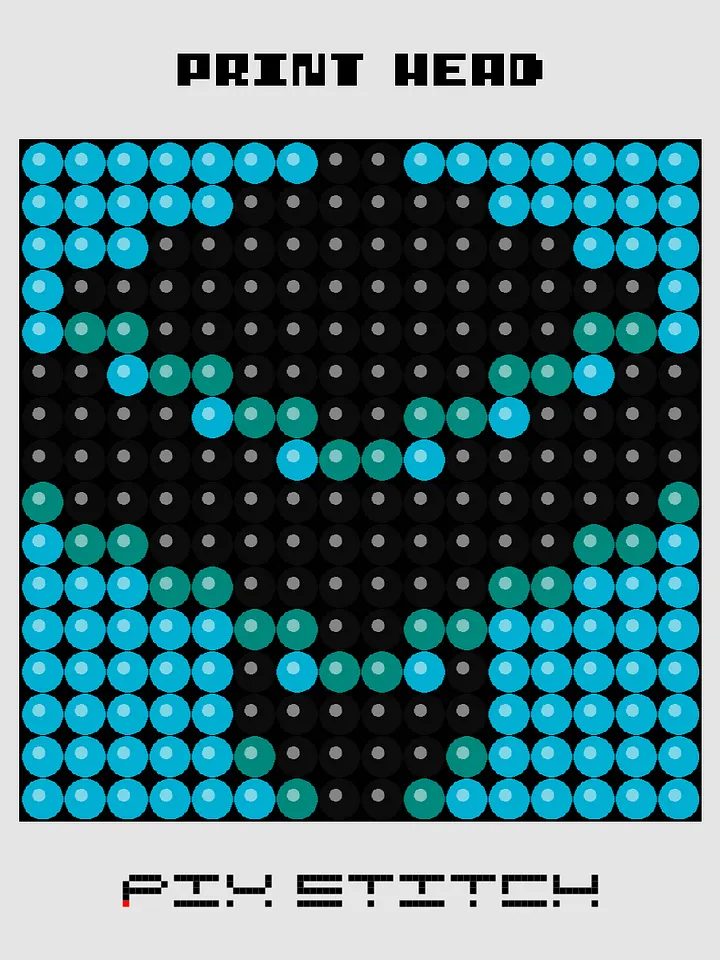Print Head Pixel Art product image (1)