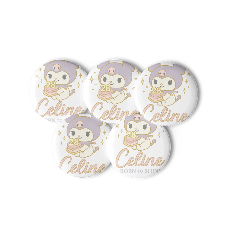 Kuromi Birthday Star Pin – Limited Edition (Celine Edition) product image (3)