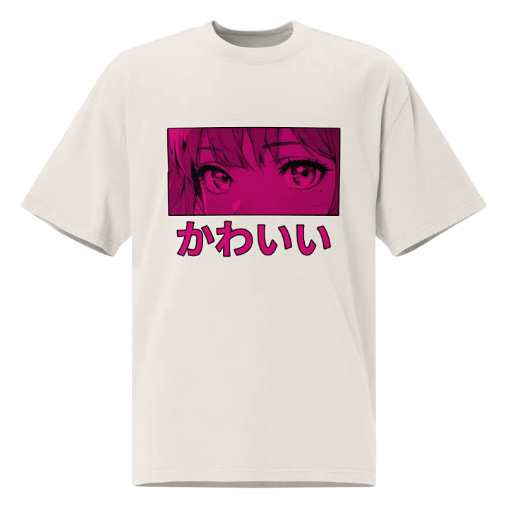 BUIII Kawaii Pink: Premium Oversized T-Shirt product image (1)