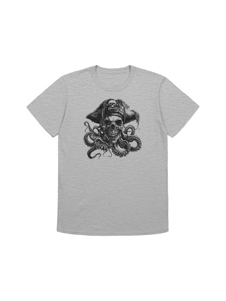 Pirate Skull & Octopus Tentacles T-Shirt product image (1)