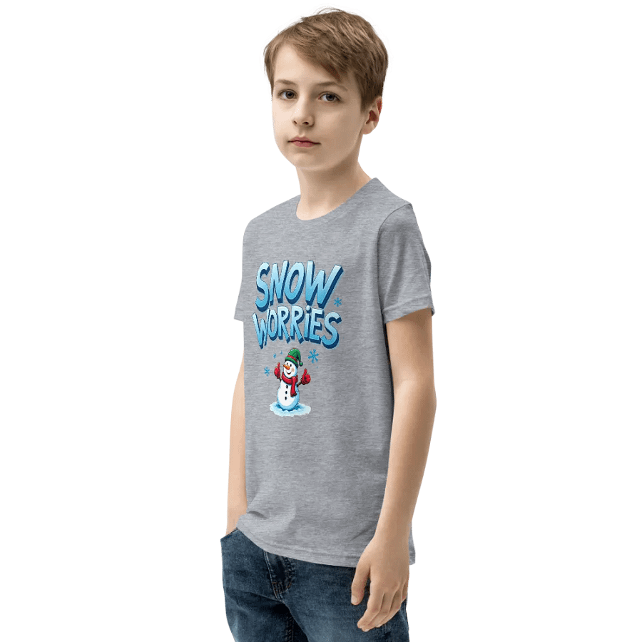 Snow Worries Youth T-Shirt product image (50)