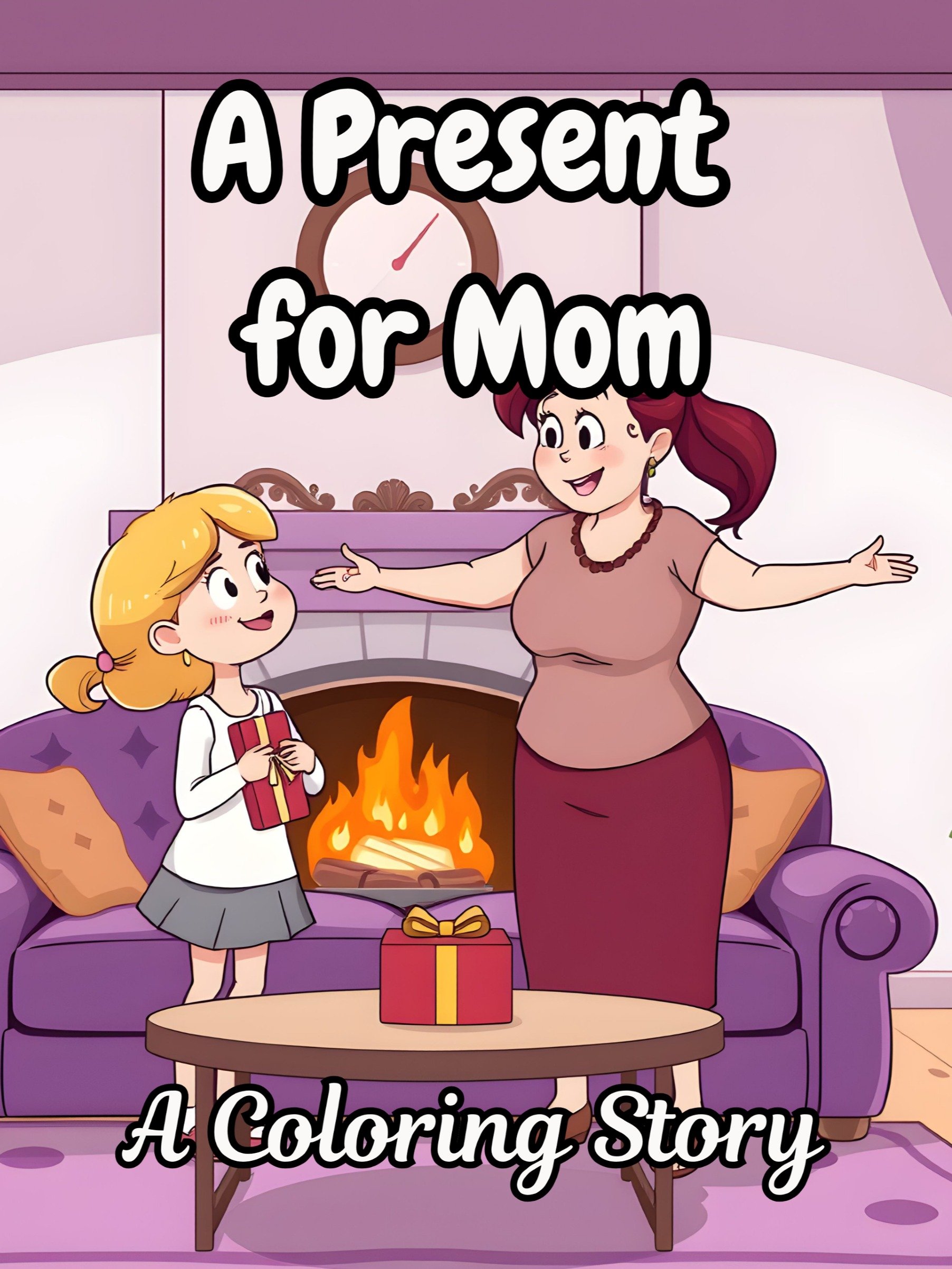 A Present for Mom Coloring Book for Girls product image (1)