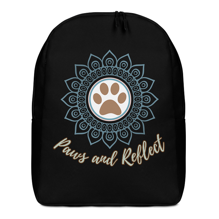 Paws and Reflect Mandala Paw Print Minimalist Yoga Backpack product image (1)