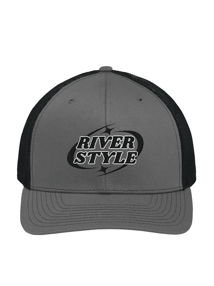 Starry River Style Black Snapback Trucker Hat product image (1)