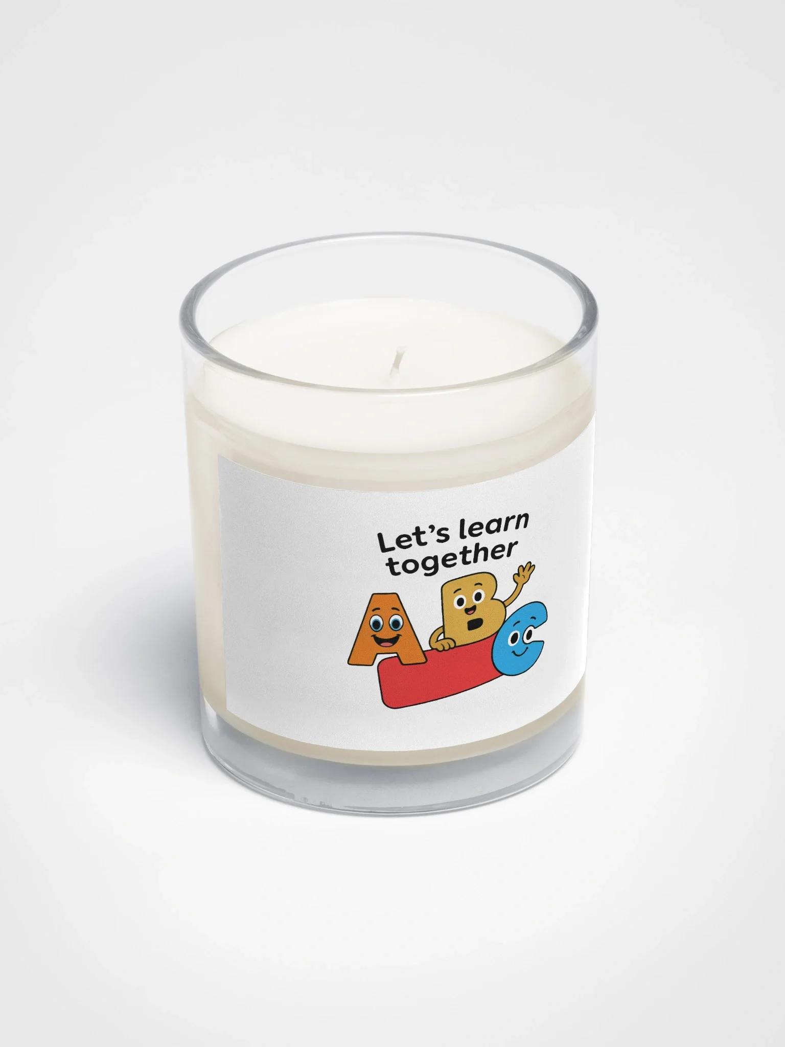Cheerful ABC Soy Wax Candle product image (2)