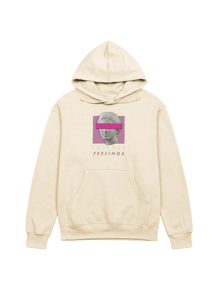 Glitchy Marble Bust Midweight Hoodie product image (1)