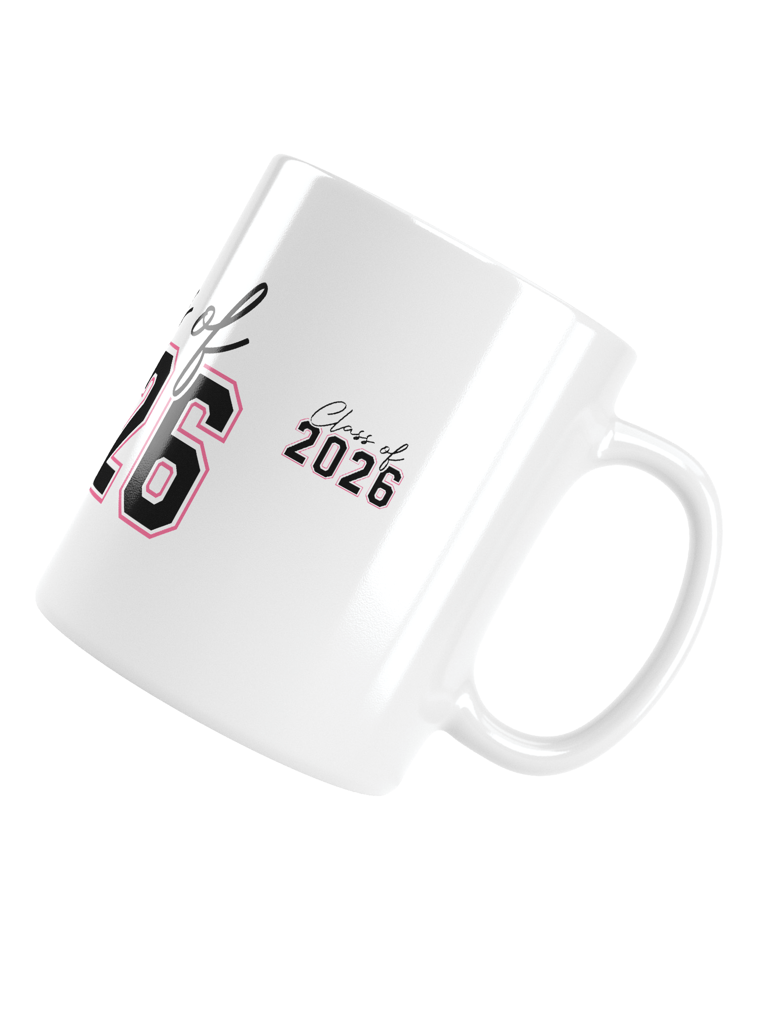 Class of 2026 Mug – Pink Outline Edition product image (6)