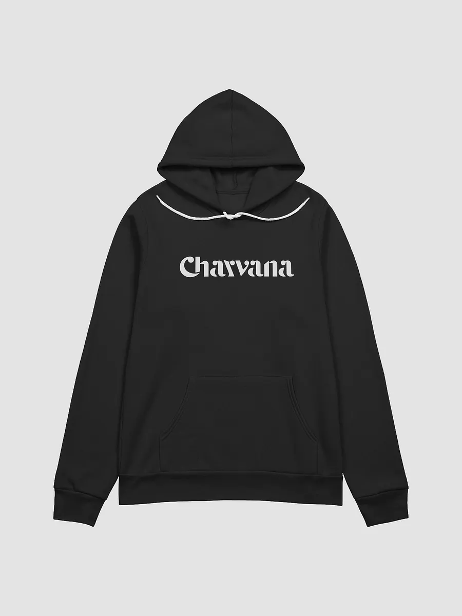 Charvana Solid White Logo Hoodie
