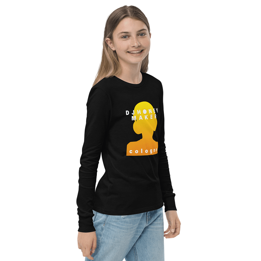 DJHoneyMaker Cologne Youth Long Sleeve T-Shirt product image (4)