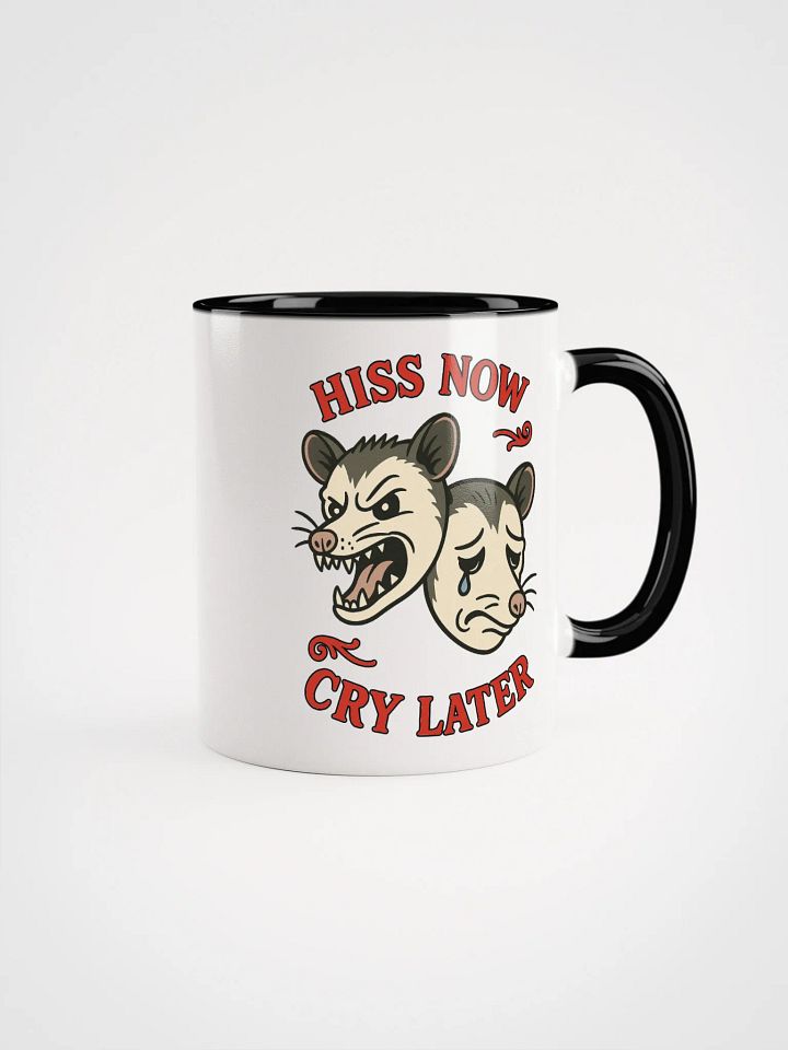 Hiss Now Cry Later Accent Mug product image (6)