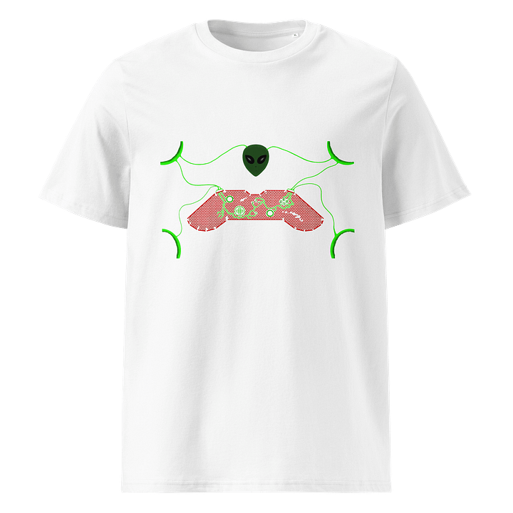 Techno-Alien Connection Organic Cotton Tee product image (1)