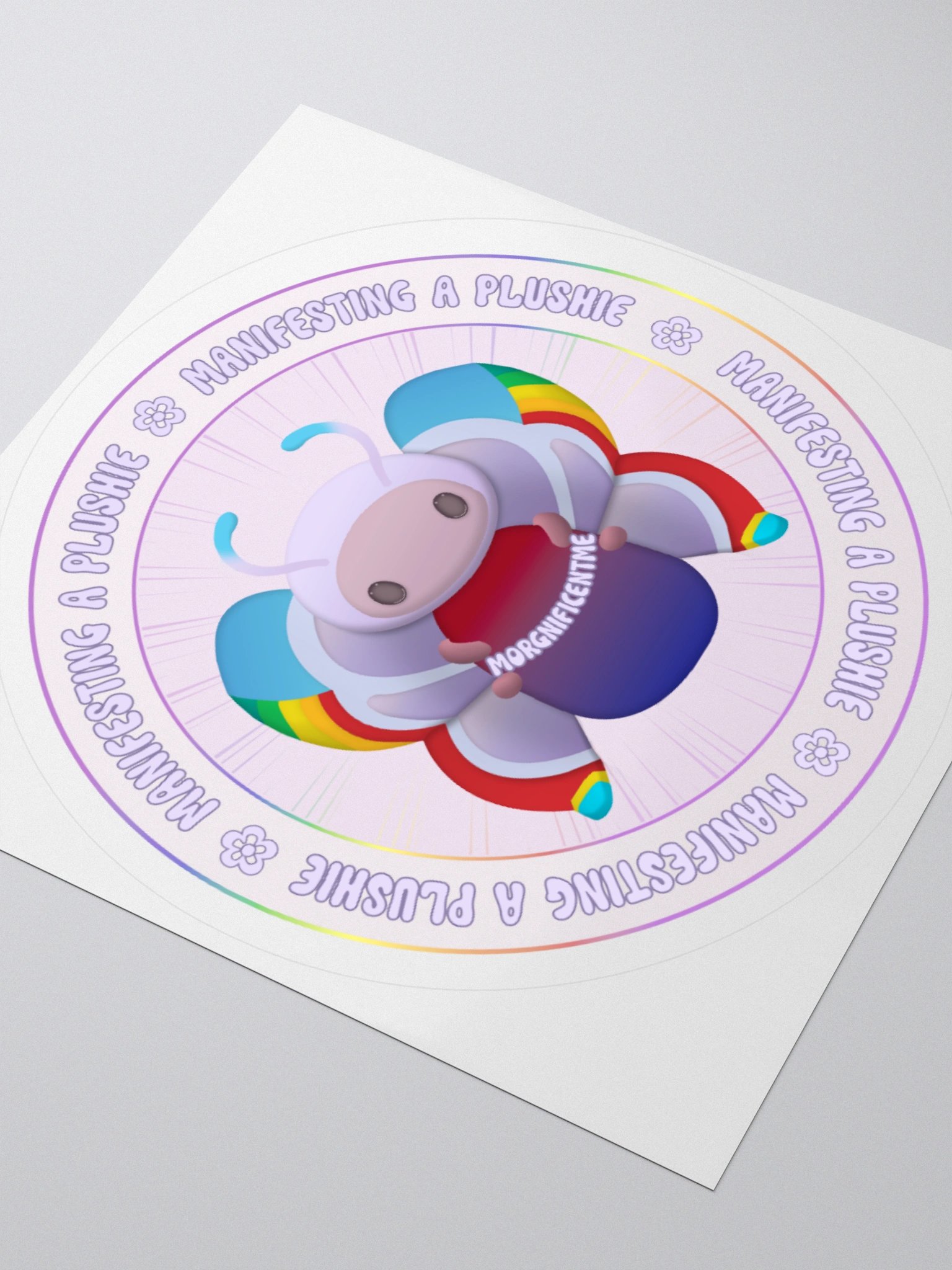 Manifesting a Plushie Sticker - Cute n' Cozy Edition product image (3)