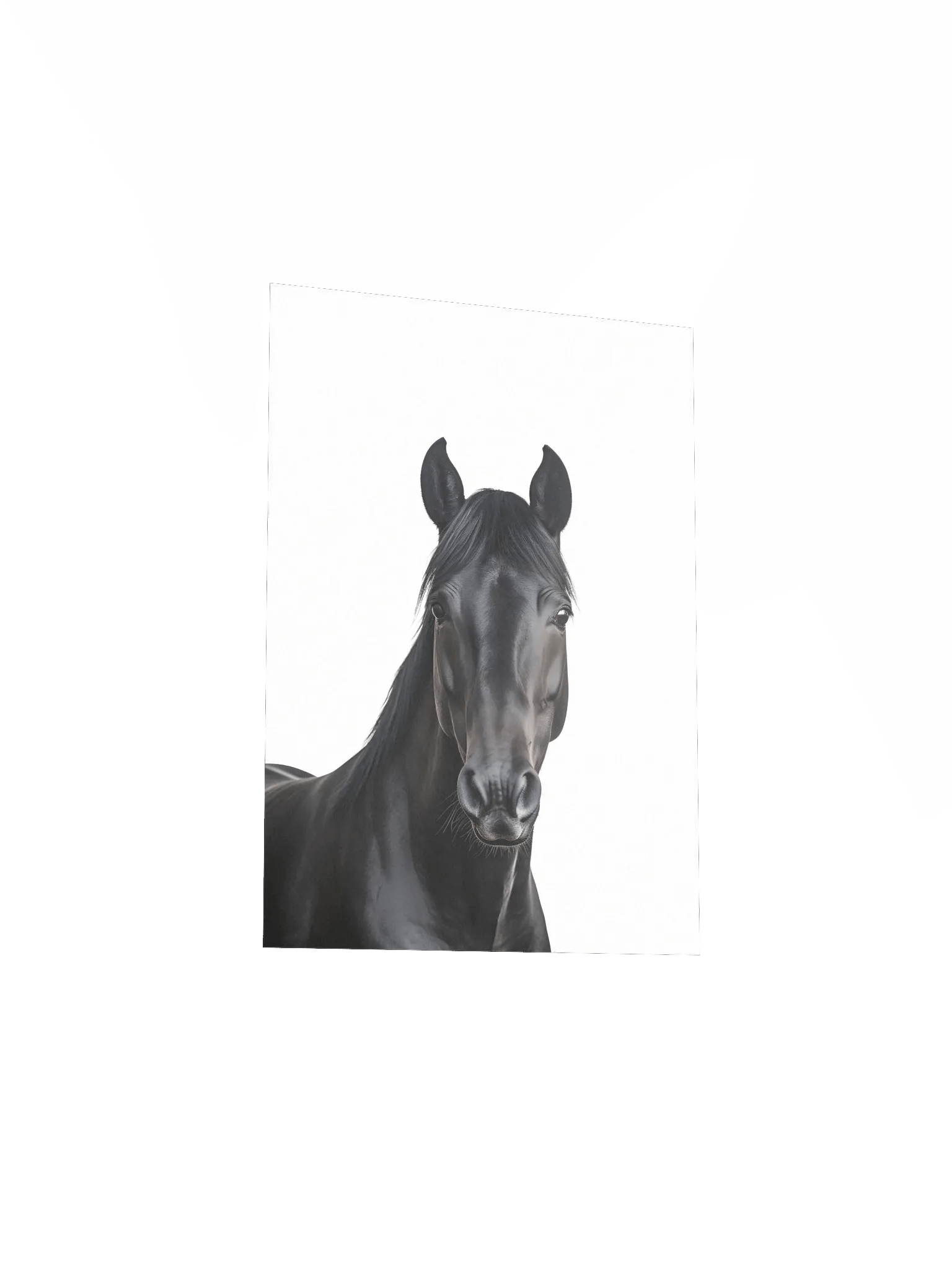 Farm Animal Black Horse Wall Art product image (17)