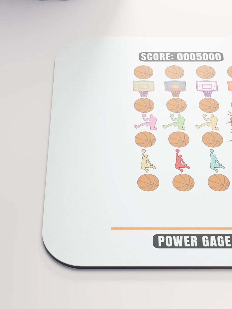 Space Gamer Basketball Hoops Havoc Mouse Pad product image (6)