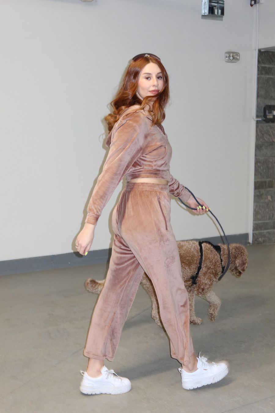 Petty Couture Velour Track Pants product image (5)