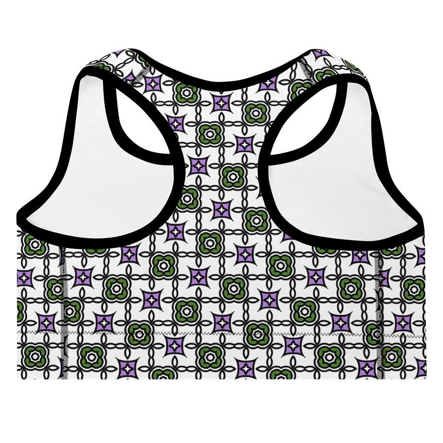 Gender Queer Abstract (2) - Padded Sports Bra product image (4)