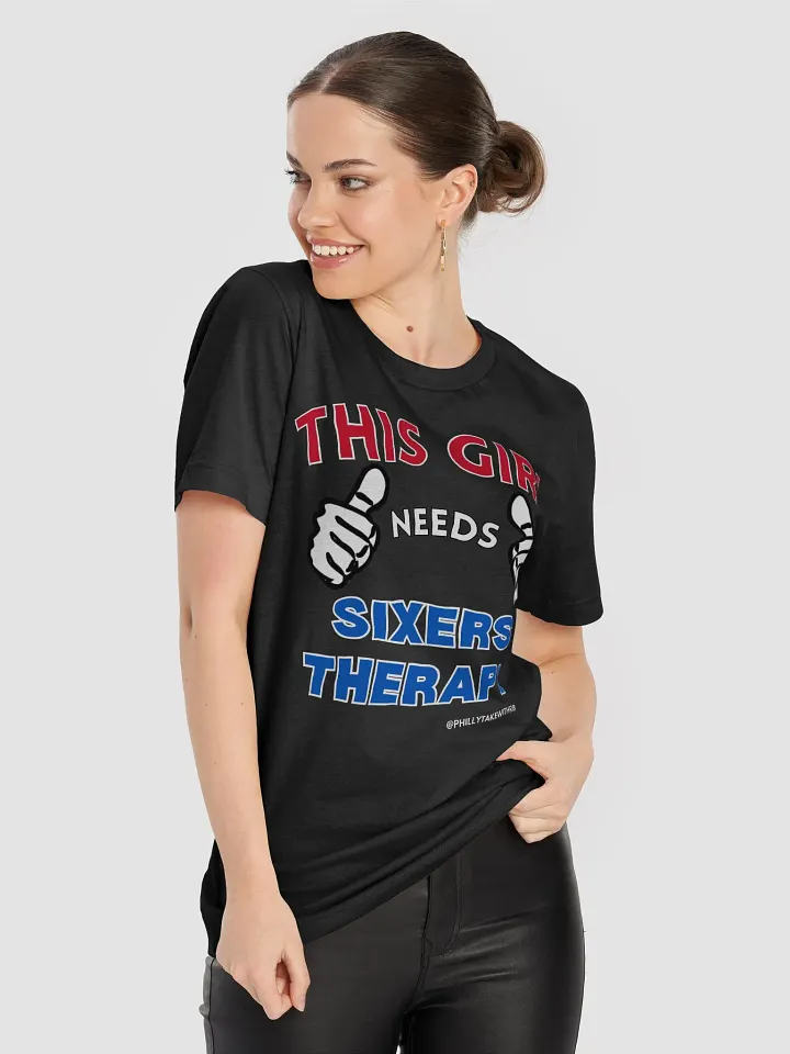This Girl Needs Sixers Therapy Tee product image (2)